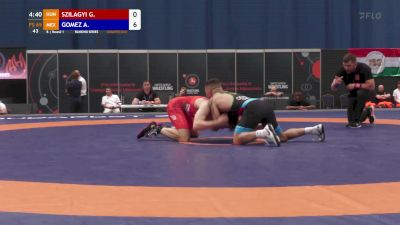 65 kg Round 1 - Austin Gomez, MEX vs Gyoergy Szilagyu, HUN