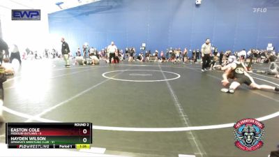 96 lbs Round 2 (4 Team) - Easton Cole, Missouri Outlaws vs Hayden Wilson, OpenMats Wrestling Club