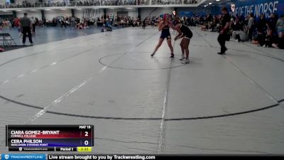 131 lbs Cons. Round 3 - Ciara Gomez-Bryant, Cornell College vs Cera Philson, Wisconsin Stevens Point