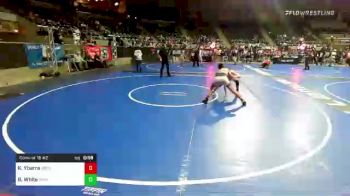 125 lbs Consi Of 16 #2 - Kalob Ybarra, Bear Cave vs Boden White, IAWC