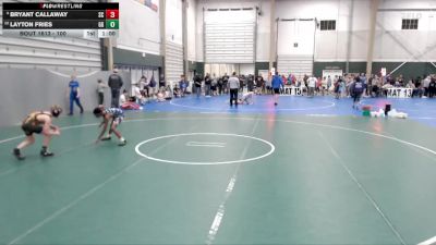 100 lbs Quarterfinal - Layton Fries, GI Grapplers vs Bryant Callaway, Sherman Challengers