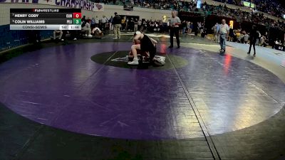 165 lbs Consolation - Henry Cody, Clinton vs Colin Williams, Pelion