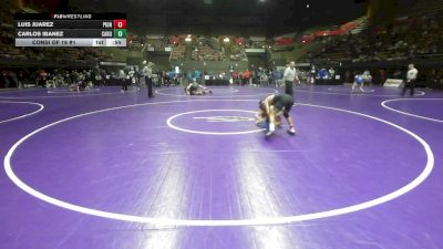 108 lbs Consi Of 16 #1 - Luis Juarez, Pioneer Valley vs Carlos Ibanez, Caruthers