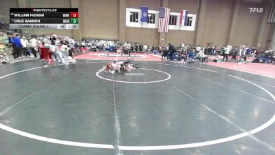 106 lbs Champ. Round 3 - William Hodgin, Hewitt-Trussville vs Cruz Gannon, Dowling Catholic