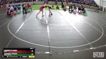 175 lbs Quarterfinal - Andres Flores, Elko vs Dominic Piazza, Virgin Valley