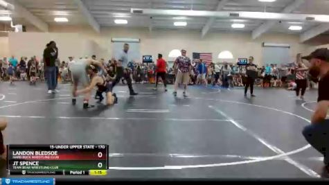 170 lbs Semifinal - Landon Bledsoe, Hard Rock Wrestling Club vs Jt Spence, Team Bear Wrestling Club