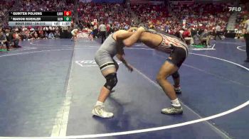 2A-215 lbs Semifinal - Mason Koehler, Glenwood vs Quinten Polking, Carroll