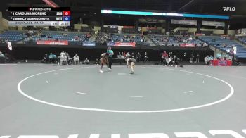 131 lbs 3rd Place Match - 2 Mercy Adekuoroye, Wayland Baptist vs 1 Carolina Moreno, Southern Oregon