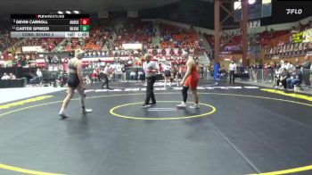 215 lbs Cons. Round 3 - Carter Spreer, Silver Lake Hs vs Devin Carroll, Augusta