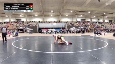 Girls 145 lbs 1st Place Match - Sally Johnson, Northwest High School vs Trinity Roberts, Heritage High School