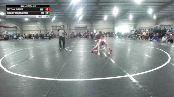 157 lbs Round Of 16 - Jaydan Gates, RAW Wrestling Club vs Brady Mcalister, SONS OF THUNDER