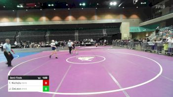 120 lbs Semifinal - Talea Nichols, Rocky Mountain vs Jordan DeLeon, Oak Ridge
