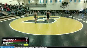 106 lbs Round 2 (10 Team) - Iain Campbell, Pinedale vs Anthony Castillo, Thompson Valley