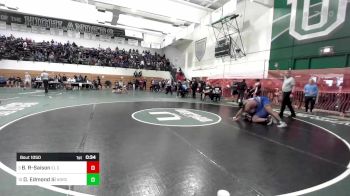 285 lbs Consolation - Berkan Ranjbari-Saison, El Camino Real vs David Edmond Iii, Norco