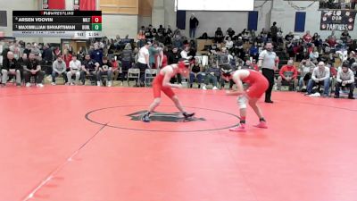 106 lbs Quarterfinal - Arsen Vdovin, Milton vs Maximillian Shvartsman, Burlington