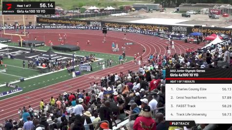 Youth Girls' 4x100m Relay, Semi-Finals - Age 10