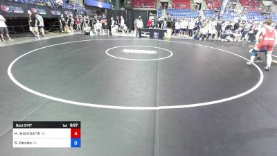 138 lbs Cons 32 #1 - Hudson Hackbarth, OK vs Santhosh Bonda, GA