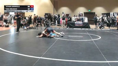 120 lbs Cons. Semis - Ethan Andreula, Savage Wrestling Academy vs Koa DeLoach, Sons Of Thunder