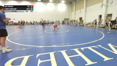52 lbs Rr Rnd 2 - Jax Gould, ELITE NJ BLUE - EL vs Cash Garland, M3 Wrestling Academy - EL