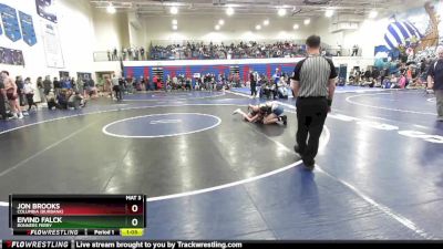 126 lbs Cons. Round 1 - Jon Brooks, Columbia (Burbank) vs Eivind Falck, Bonners Ferry