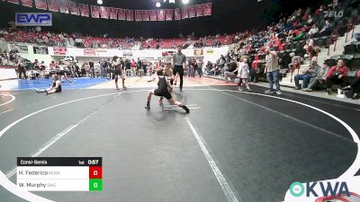 64 lbs Consolation - Hollis Federico, Muskogee Rougher Youth Wrestling vs Waylon Murphy, Salina Wrestling Club