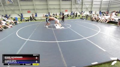 195 lbs Round 1 (16 Team) - Ryker Woodward, Team Utah vs Darion Bitz, North Dakota Blue