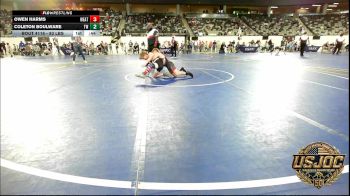 83 lbs 3rd Place - Owen Harms, Weatherford Youth Wrestling vs Coleton Boulware, Tuttle Wrestling