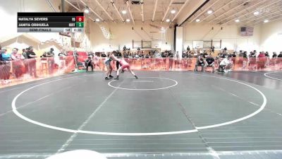 130 lbs Semifinal - Natalya Severs, Phillipsburg vs Janiya Orihuela, North Brunswick Township