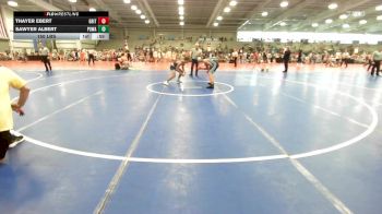 150 lbs Rr Rnd 1 - Thayer Ebert, Grit Mat Club White vs Sawyer Albert, POWA
