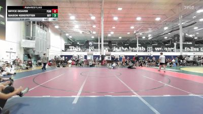 115 lbs Rr Rnd 1 - Bryce Deaver, Penn Manor - HSAm vs Mason Kerstetter, Mifflinburg - HSAm