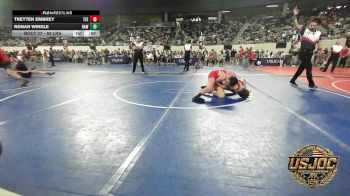 88 lbs Round Of 16 - Treyten Embrey, Tech Fall Elite vs Ronan Winkle, Raw Wrestling Club