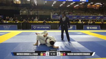 Welison Nascimento Fernandes vs Matheus Henrique A. A. Vilaça 2026 Pan Jiu Jitsu IBJJF Championship