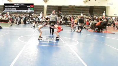 57 lbs Rr Rnd 4 - Joseph Genovese, Barn Brothers Wrestling Academy vs Quinn Puerto, New England Gold - ESC