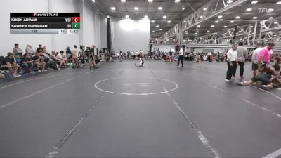 138 lbs Round 2 (6 Team) - Sawyer Flanagan, Dayton Bandits vs Krish Advani, Whitted Trained