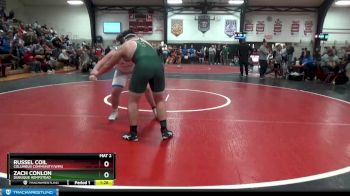 285 lbs 3rd Place Match - Russel Coil, Columbus Community/WMU vs Zach Conlon, Dubuque Hempstead