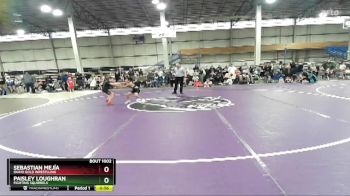 66 lbs Champ. Round 1 - Paisley Loughran, Fighting Squirrels vs Sebastian Mejía, Idaho Gold Wrestlling