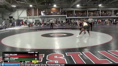 165 lbs Cons. Round 3 - Cory Stewart, Cornell College vs Trey Kellow, Simpson