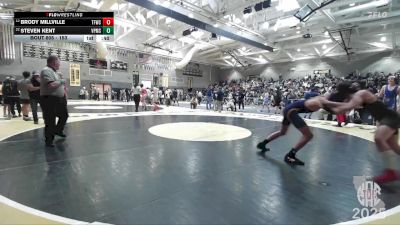 153 lbs Cons. Round 2 - Steven Kent, Vaca Pena Middle School vs Brody Millville, Top Fueler Wrestling Club