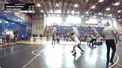 190 White Semifinal - Ayden Lombardo, Wellington Community Hs vs Sebastian Campbell, Fleming Island