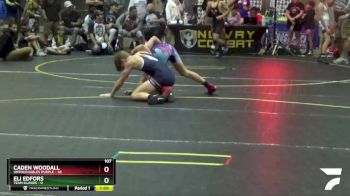 107 lbs Round 1 (6 Team) - Caden Woodall, Untouchables Purple vs Eli Edfors, Team Illinois