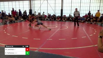 115 lbs Round Of 32 - Murray Lemmon, St. Pius Wrestling Club vs Elijah Hattaway, UNATTACHED