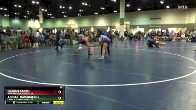 190 lbs Round 4 (16 Team) - Darian Earth, Nebraska Hula Girls vs Abigail Radabaugh, Charlie`s Angels-WV