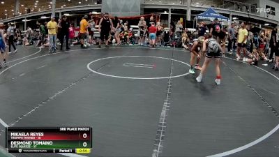 76 lbs Placement (4 Team) - Desmond Tomaino, Elite Squeeze vs Mikaela Reyes, Triumph Trained