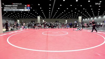 135 lbs Champ. Rd Of 16 - McKenzy Mason, Tech Fall Elite vs Kendall Clayton, Heartland Wrestling Academy