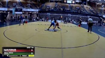 125 lbs Cons. Round 5 - Nico Tocci, Air Force vs Alan Koehler, Nebraska Unattached