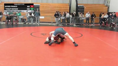 132 lbs Consi Of 4 - Jayden Franco, Whittier vs Philip Watson, Framingham