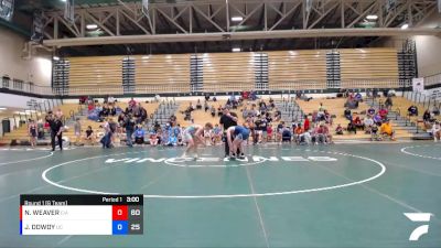 182 lbs Round 1 (6 Team) - JAKE DOWDY, UNION COUNTY vs NOAH WEAVER, CENTRAL INDIANA ACADEMY OF WRESTLING