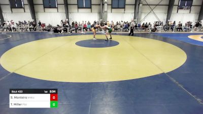 165 lbs Quarterfinal - Sean Monteiro, Western New England vs Tyler Miller, Plymouth