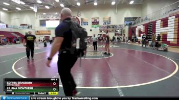 152 lbs Champ. Round 1 - Sophia Bradbury, Canyon Ridge vs Liliana Montufar, Rigby