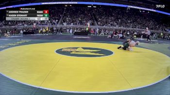 D4-126 lbs Champ. Round 1 - Andrew Frazier, Riverview Gabriel Richard vs Kasen Stewart, LeRoy Pine River